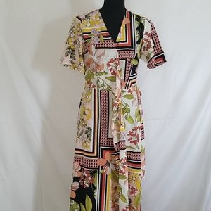 Who What Wear Women Floral Extra Small Maxie Dress